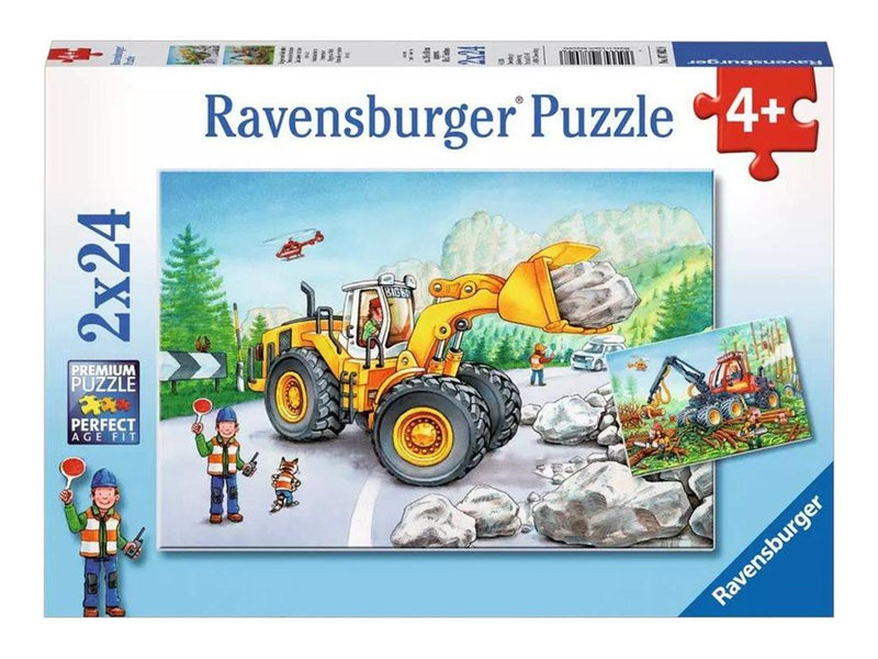 Ravensburger Digger At Work 2x24p
