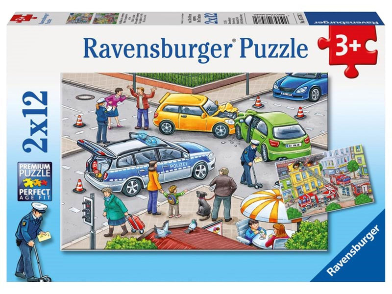 Ravensburger Blue Lights On The Way 2x12p