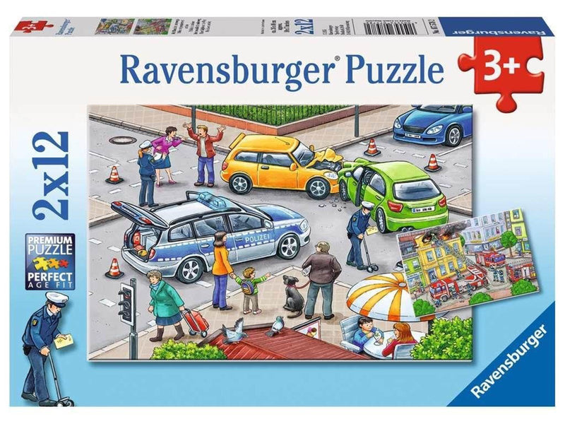 Ravensburger Blue Lights On The Way 2x12p