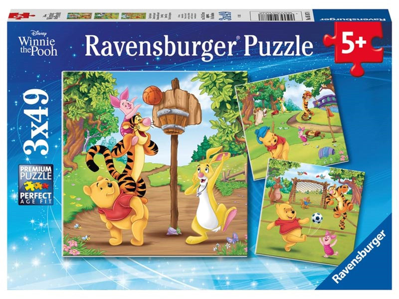 Ravensburger Disney Winnie the Pooh Sports Day 3x49p