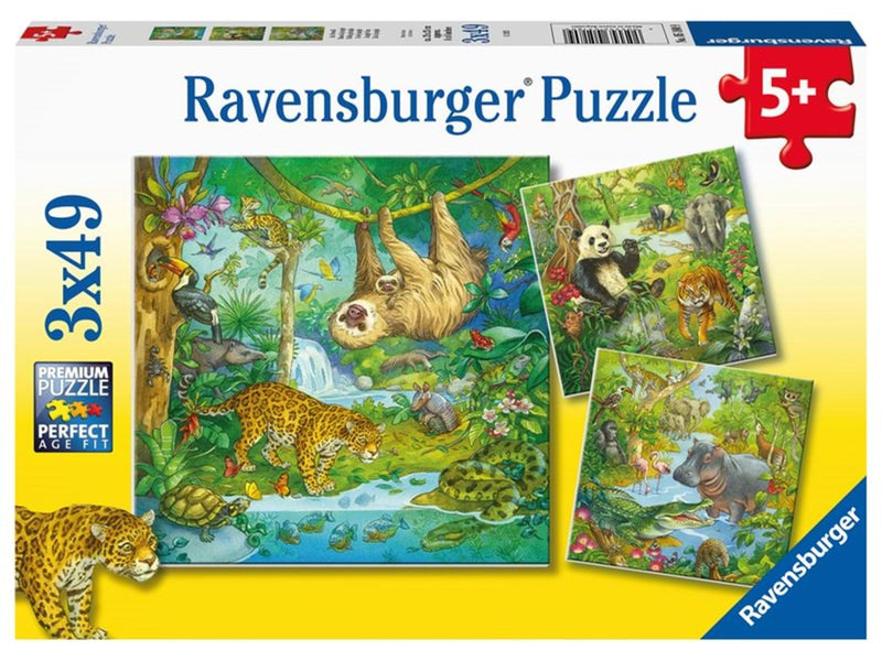 Ravensburger In The Jungle 3x49p