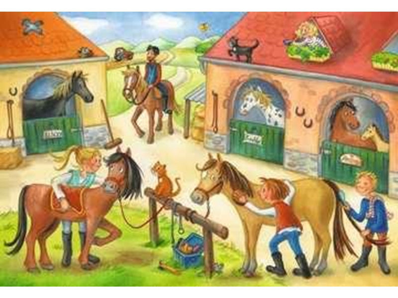 Ravensburger Happy Days At The Stables 2x12p