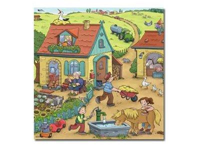 Ravensburger On The Farm 3x49p