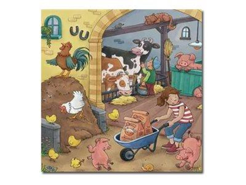 Ravensburger On The Farm 3x49p
