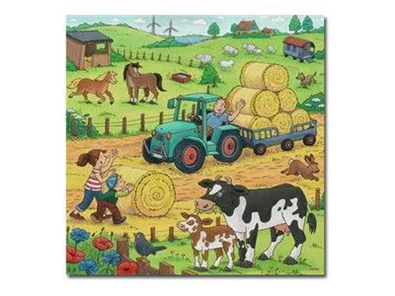 Ravensburger On The Farm 3x49p