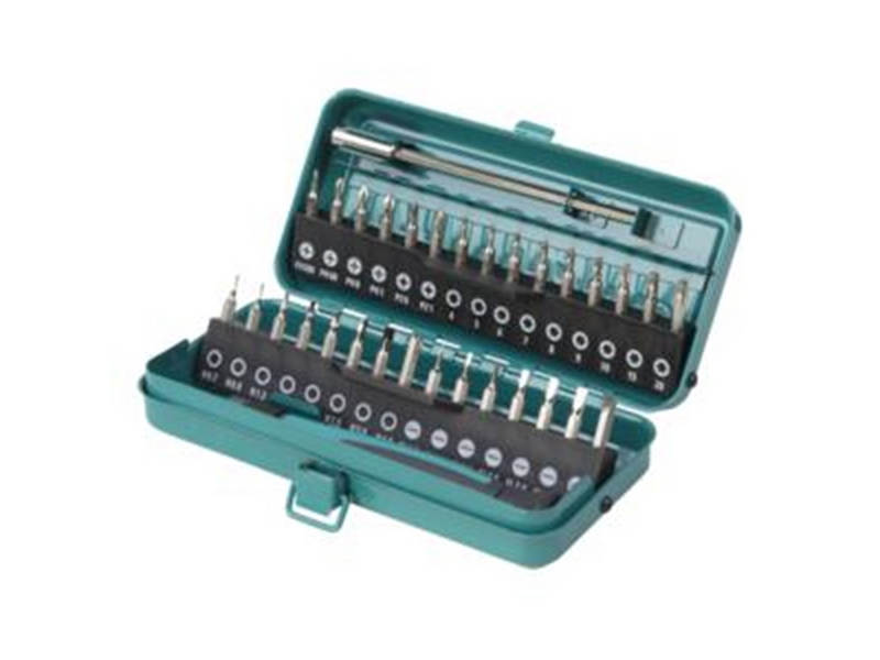 wolfcraft Micro Bit Box for Small Screws 32 Pcs.