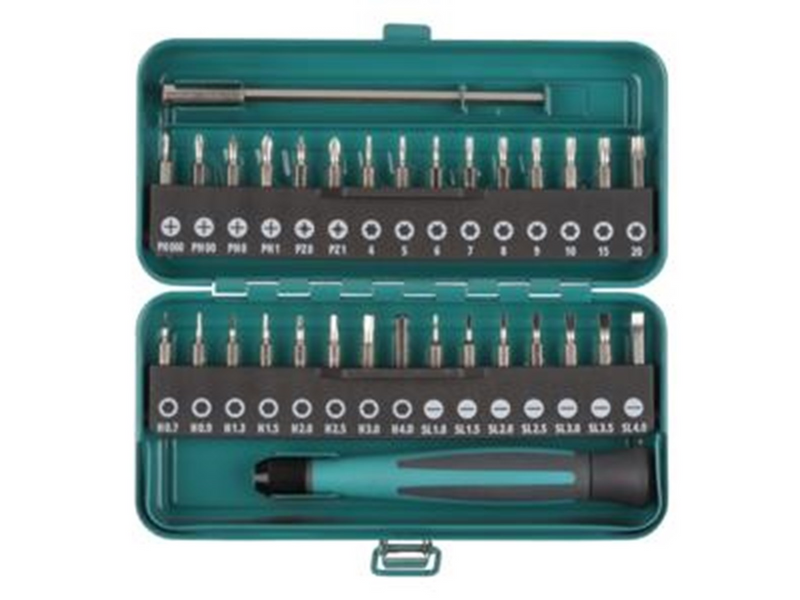 wolfcraft Micro Bit Box for Small Screws 32 Pcs.