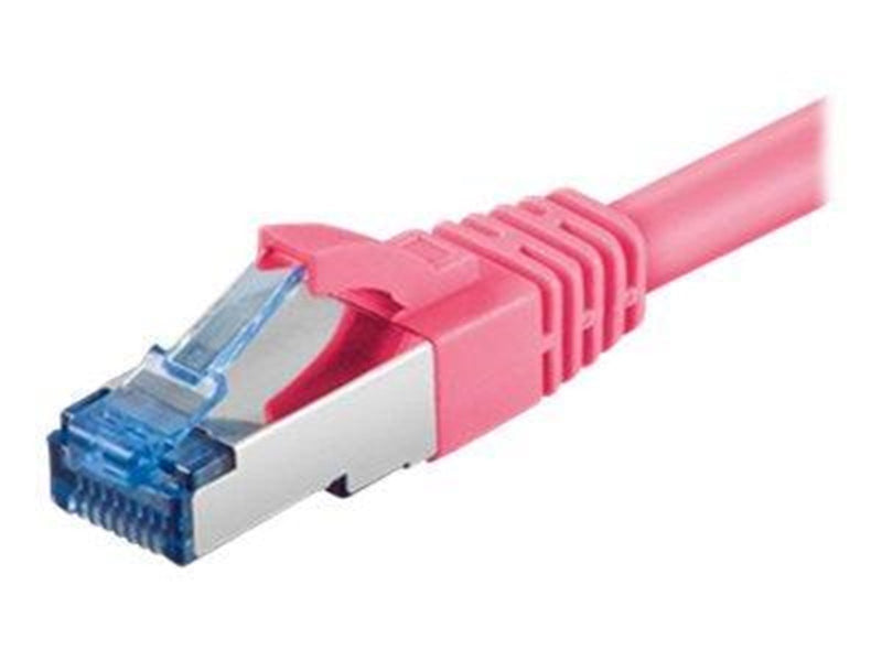 Pro LAN CAT 6A S/FTP - Rosa - 1 meter