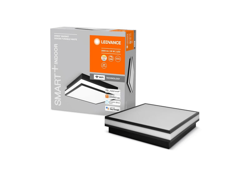 LEDVANCE SMART+ Orbis Magnet 30x30cm TW sort WiFi