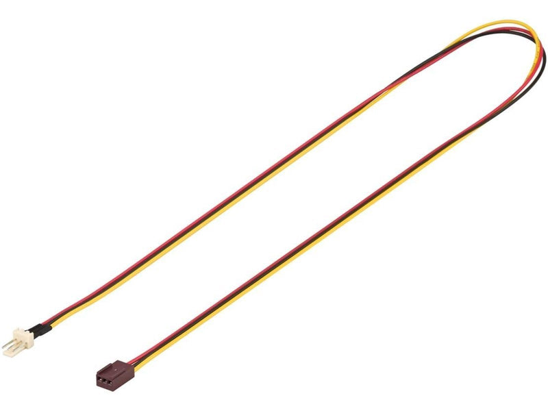 Pro PC fan power extension cable 3-pin male/female connector