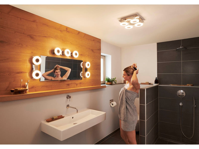 LEDVANCE SMART+ Wall Orbis Wave 52cm 2100lm 21W TW krom IP4