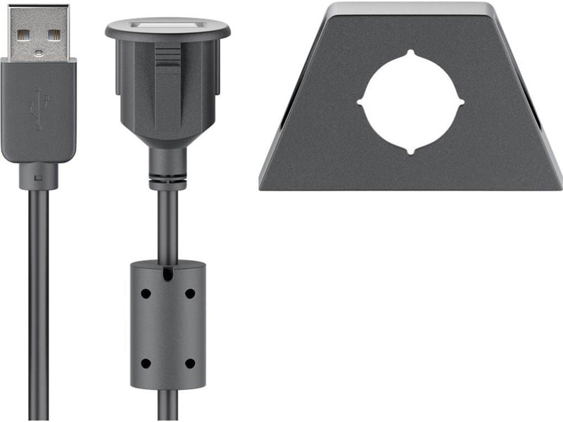 Pro USB-A - USB-A - 1.2m - Schwarz