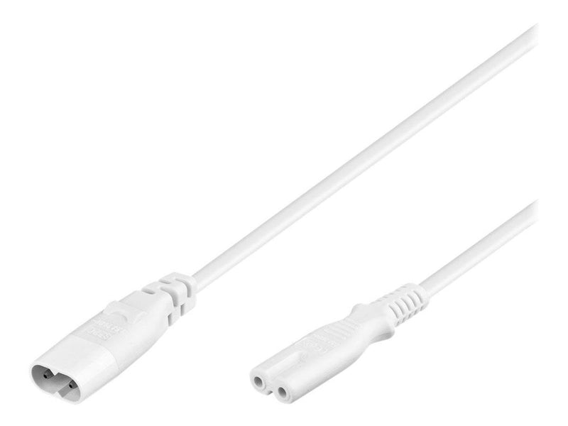 Pro Extension cord C7/C8 2 m white