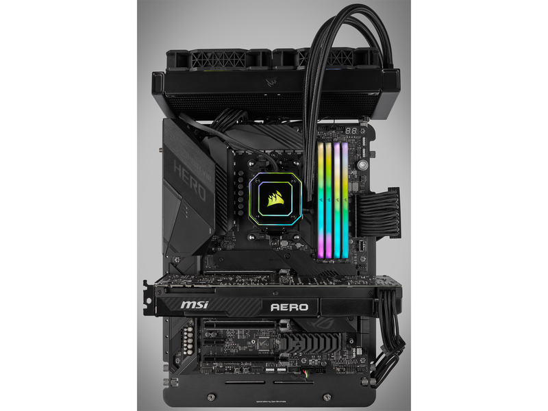 Corsair Vengeance RGB RT DDR4-3200 - 32GB - CL16 - Quad Channel (4 pcs) - AMD Optimized - Schwarz mit RGB
