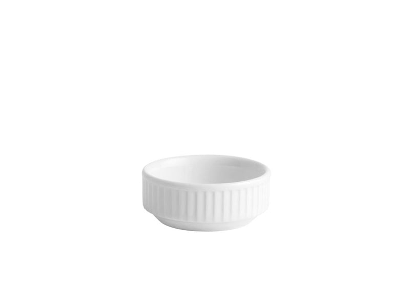 Pillivuyt Miniskål Plissé 7 x 3 cm Hvid