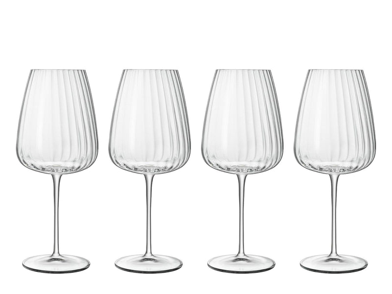 Luigi Bormioli Rotweinglas bordeaux Optica 70 cl 4 Stück