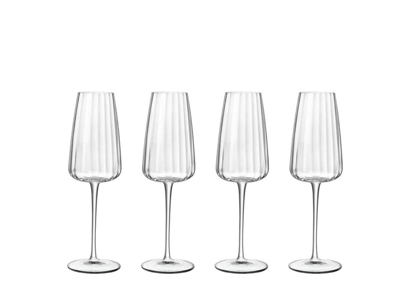 Luigi Bormioli Champagnerglas Optica 21 cl 4 Stück
