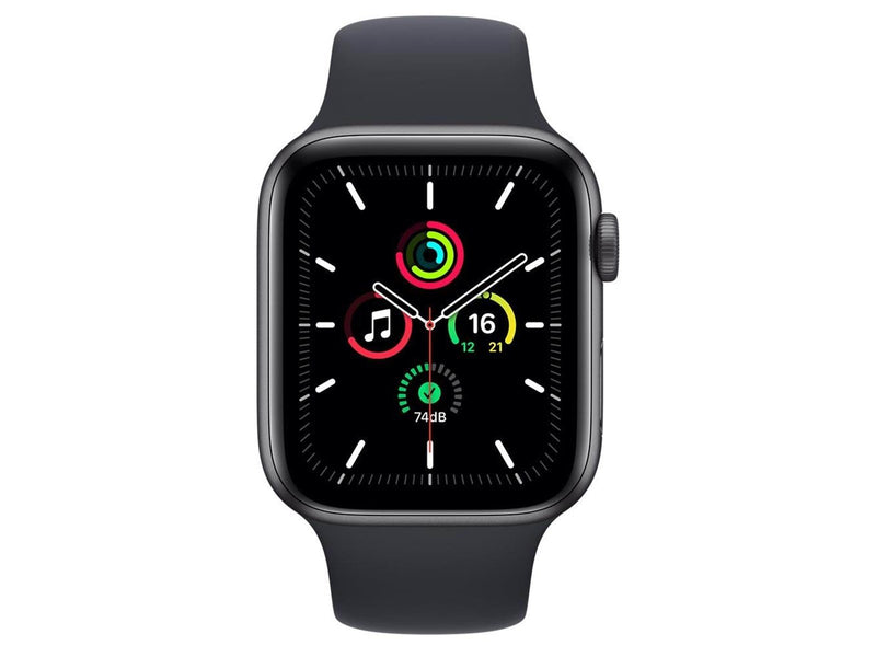 Apple Watch SE GPS 44mm Space Grey Aluminium Case with Midnight Sport Band - Regular