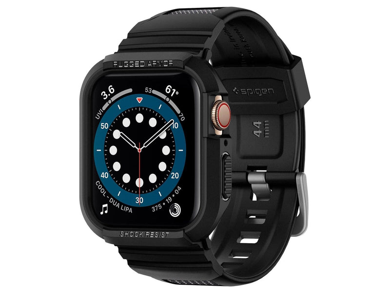 Spigen Rugged Armor Pro - black - Apple Watch 45mm/44mm