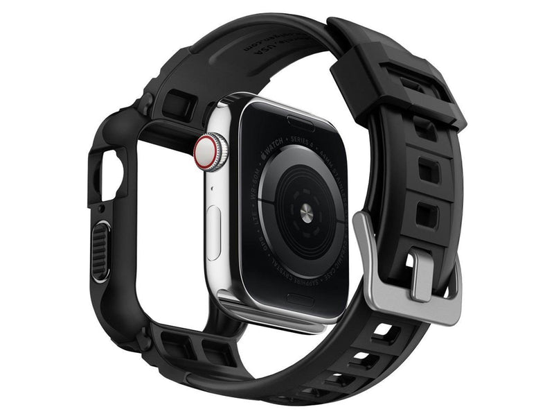 Spigen Rugged Armor Pro - black - Apple Watch 45mm/44mm