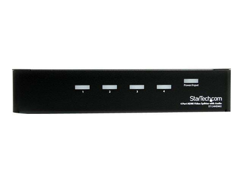 StarTech.com 4 Port HDMI 1.3 Video Splitter w/ Audio - Videosplitter - 4 Anschlüsse