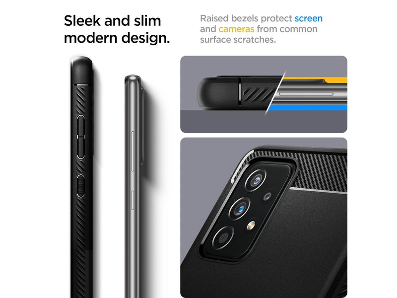Spigen Rugged Armor - black - Samsung Galaxy A52s 5G/Galaxy A52 (LTE/5G)