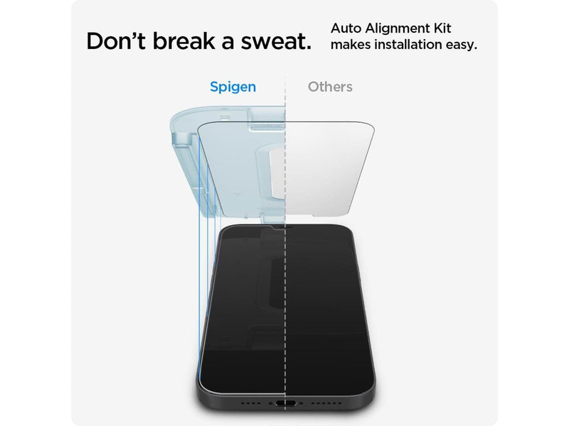 Spigen Glas tR EZ Fit - 2 Pack - iPhone 12 mini