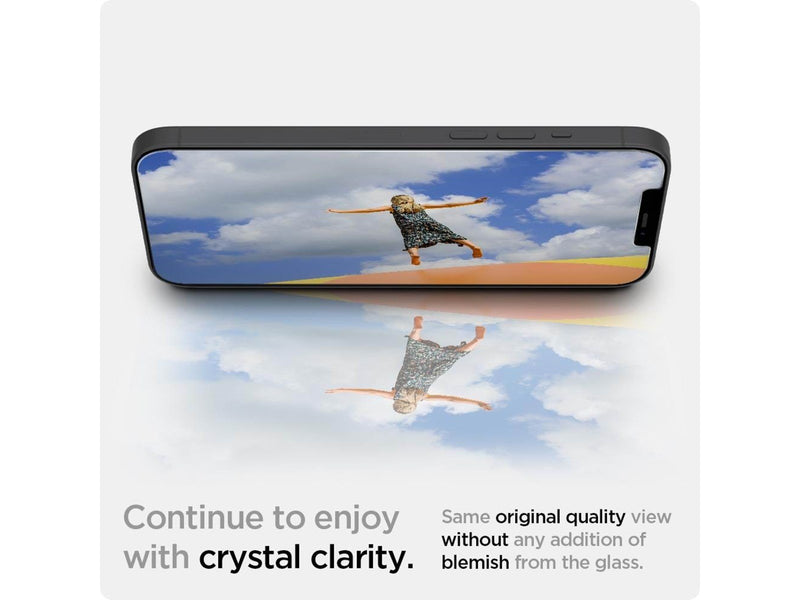 Spigen Glas tR EZ Fit - 2 Pack - iPhone 12 mini