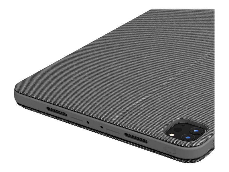 Logitech Combo Touch - keyboard and folio case - with trackpad - QWERTY - US International - oxford grey - Tastatur & Folio-Set