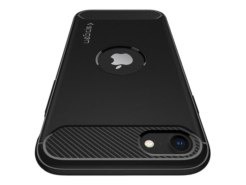 Spigen Rugged Armor - black - iPhone SE (2022/2020)