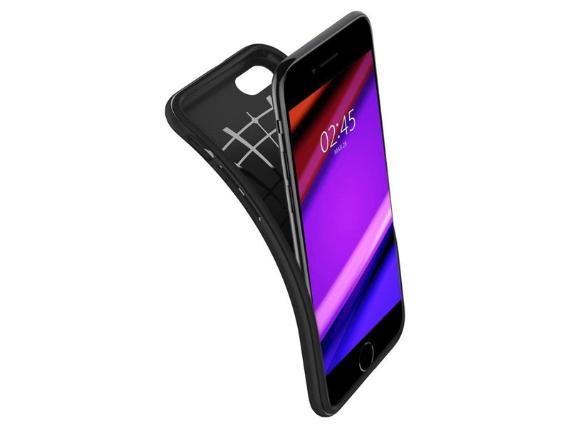 Spigen Rugged Armor - black - iPhone SE (2022/2020)