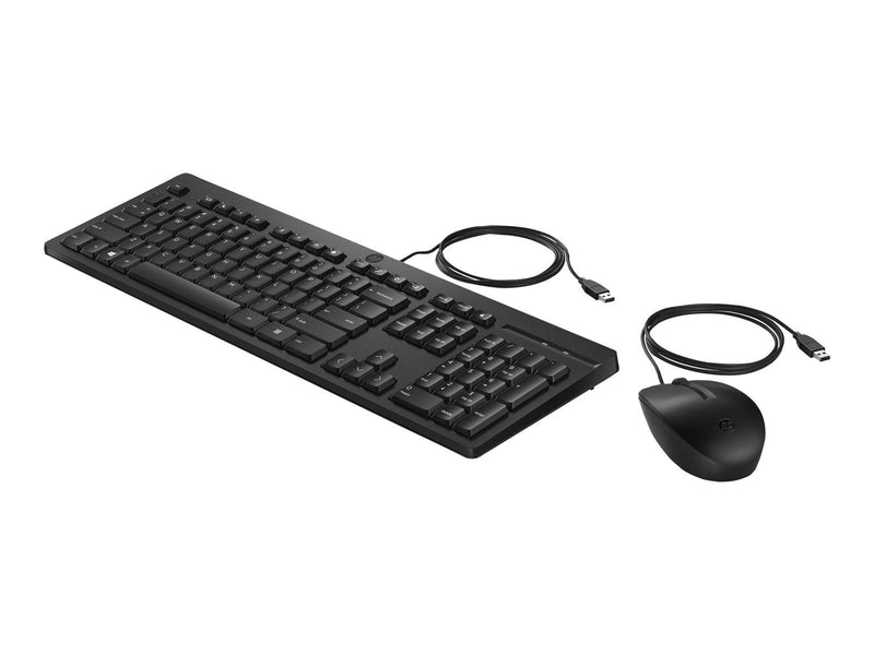 HP 225 - Tastatur & Maus Set - Englisch - Schwarz