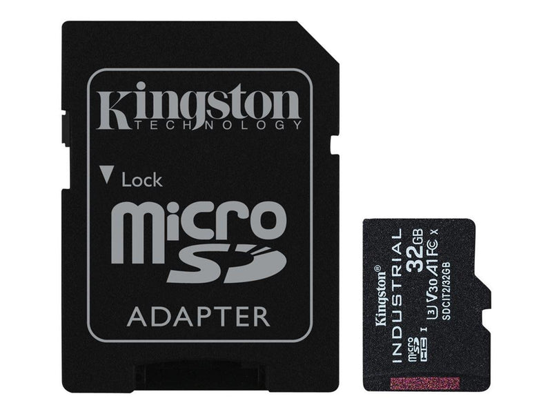 Kingston Industrial microSD/SD - 100MB/s - 32GB