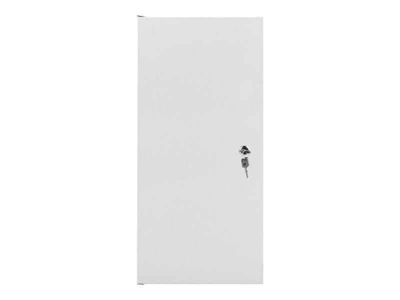 Lanberg WF10-2312-00S Rack Cabinet 10" Wall Mount 12U 280x310mm with Metal Door (Flat Pack) Grey RAL7035