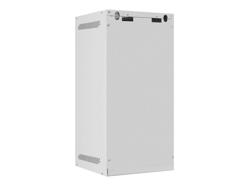 Lanberg WF10-2312-00S Rack Cabinet 10" Wall Mount 12U 280x310mm with Metal Door (Flat Pack) Grey RAL7035