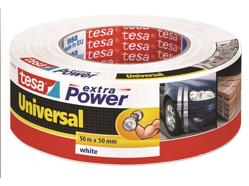 tesa Duct Tape extra Power Universal 50m x 50mm White