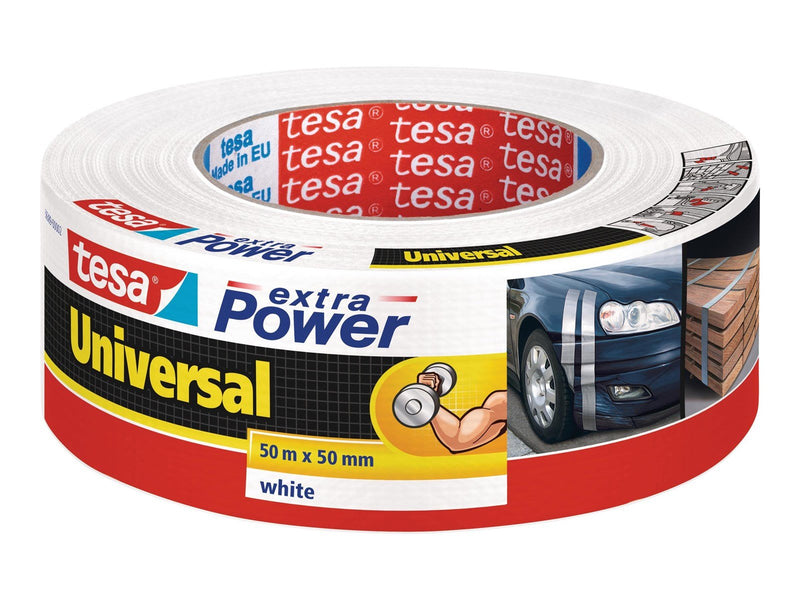 tesa Duct Tape extra Power Universal 50m x 50mm White