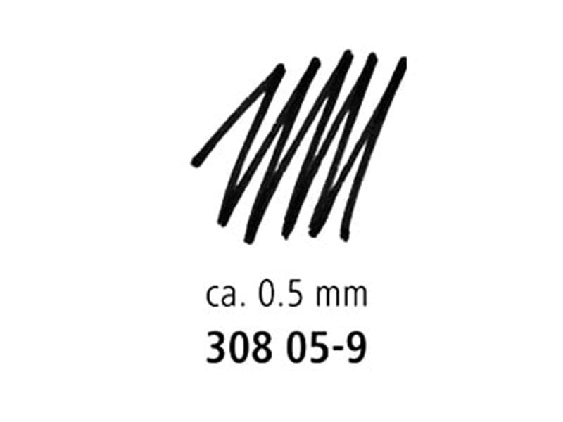 Staedtler Fineliner pigment liner 10 pcs  0.5mm black