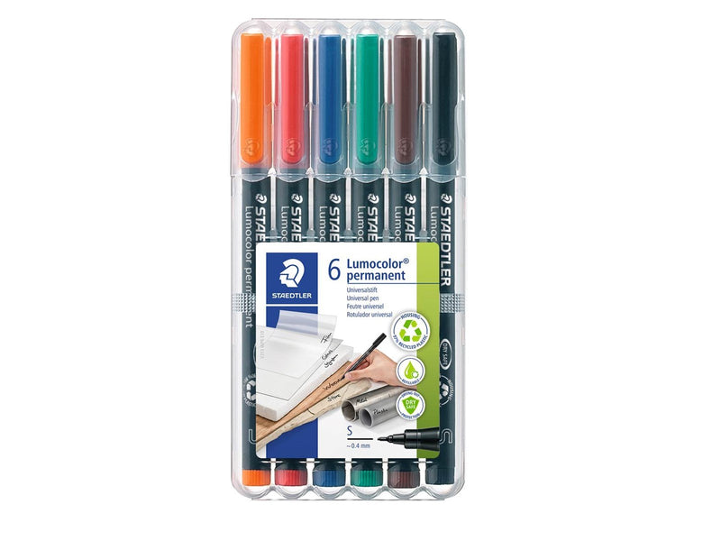 Staedtler Universal pen Lumocolor perm S 6pcs