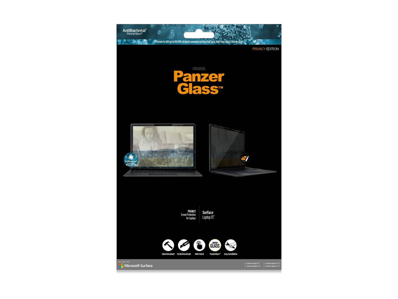 PanzerGlass Privacy Screen Protector Microsoft Surface Laptop 15" | 6 | 5 | 4 | 3