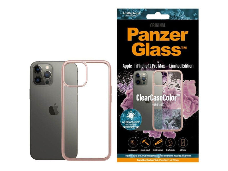 PanzerGlass Apple iPhone 12 Pro Max ClearCase - Rose Gold