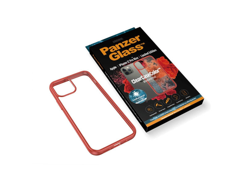 PanzerGlass ClearCaseColor™ Apple iPhone 12 Pro Max - Mandarin Red Limited Edition
