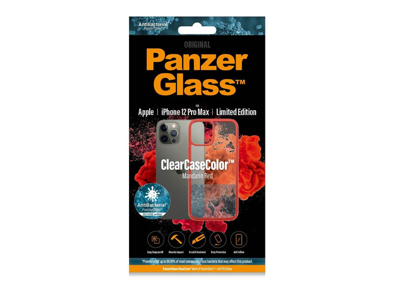 PanzerGlass ClearCaseColor™ Apple iPhone 12 Pro Max - Mandarin Red Limited Edition