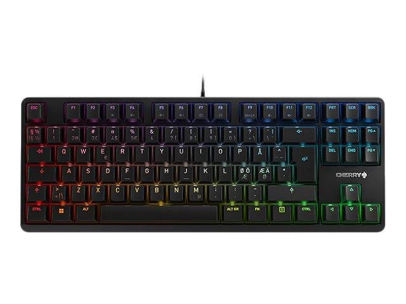 Cherry G80-3000N RGB TKL - Tastaturen - Nordisch - Schwarz