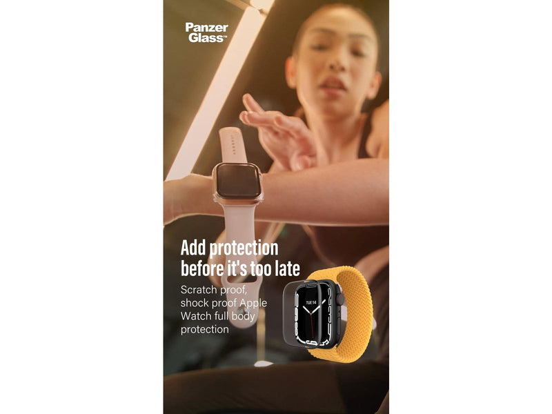PanzerGlass Screen Protector Full Body Apple watch 4 | 5 | 6 | SE 44mm | Black
