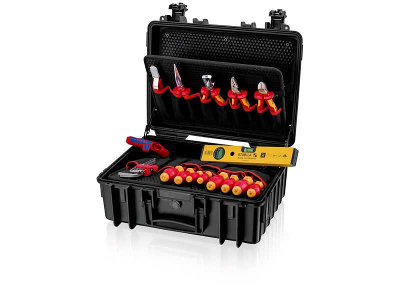 KNIPEX Werkzeugkoffer „Robust23 Start" Elektro, 24-teilig