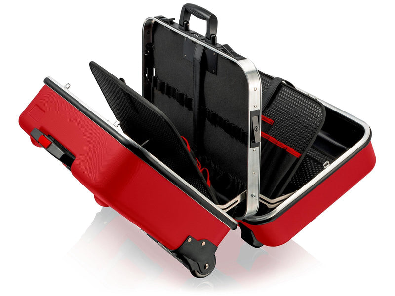 KNIPEX Werkzeugkoffer "BIG Twin Move RED" Elektro Kompetenz, leer