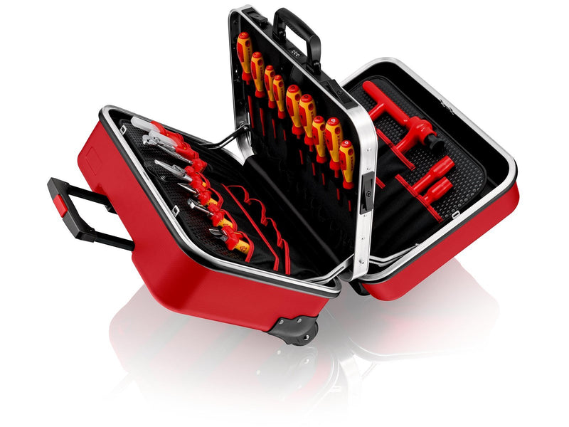 KNIPEX Werkzeugkoffer "BIG Twin Move RED" Elektro Kompetenz