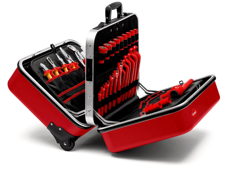 KNIPEX Werkzeugkoffer "BIG Twin Move RED" Elektro Kompetenz