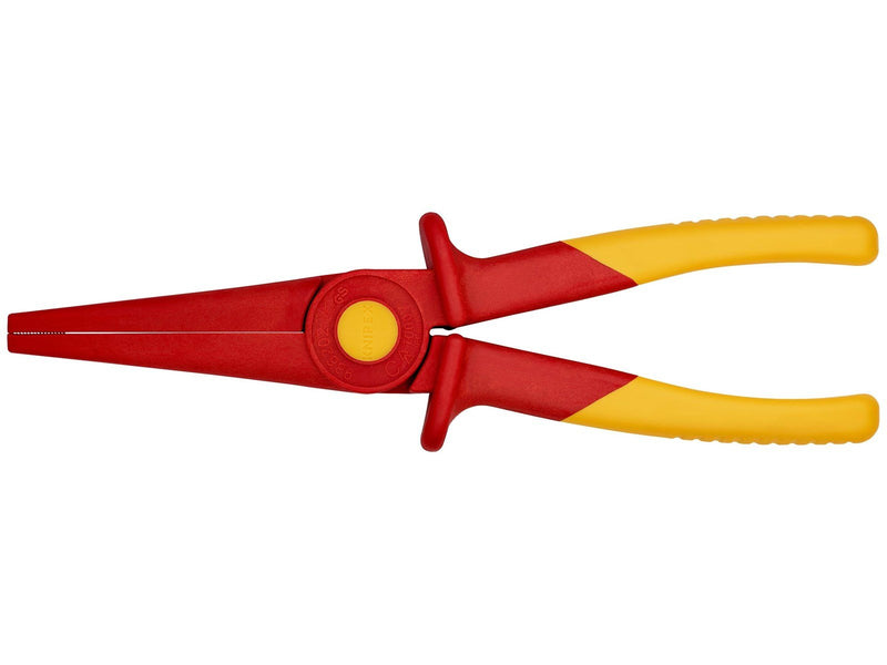 KNIPEX Flachrundzange aus Kunststoff, isolierend